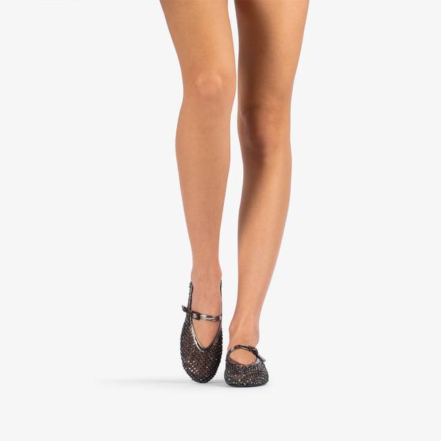 Le Silla Ballerina gioiello rete peltro con Cristalli Spedizione gratuita