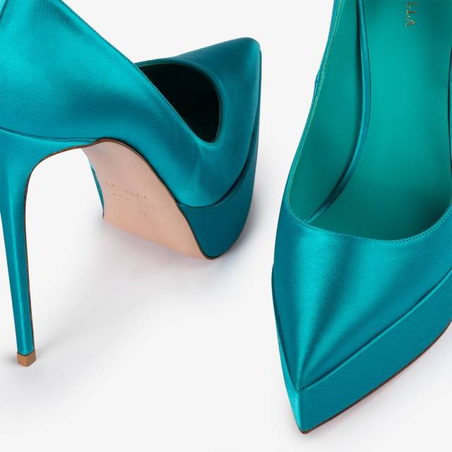 Le Silla Décolleté con plateau raso verde procida Offerta esclusiva