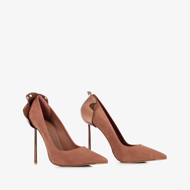Le Silla Décolleté camoscio marrone cake Offerta Pasqua