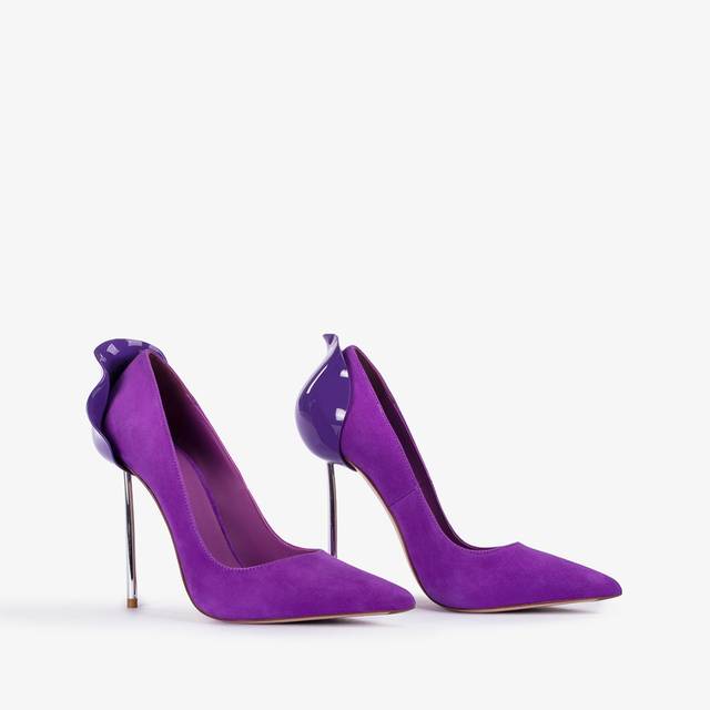 Le Silla Décolleté camoscio viola queen Offerta per la Festa della Mamma