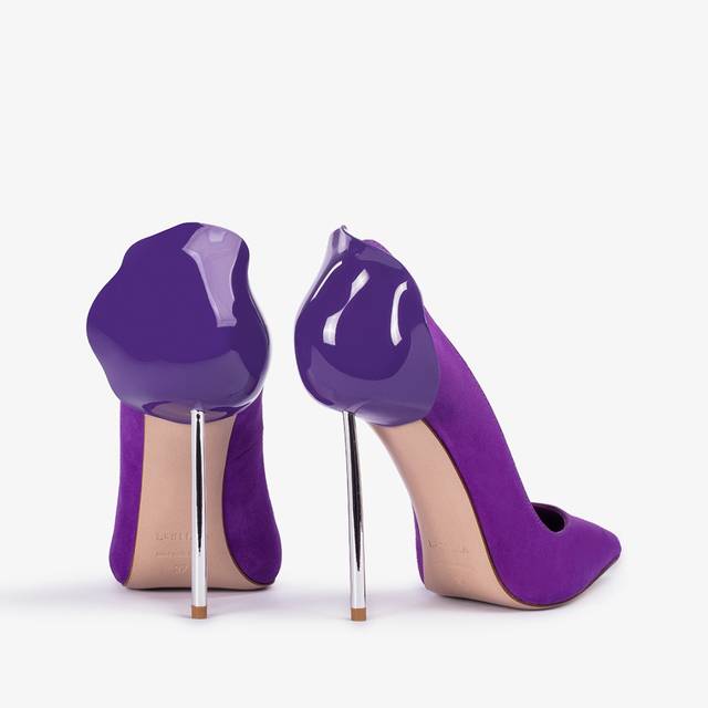 Le Silla Décolleté camoscio viola queen Offerta per la Festa della Mamma