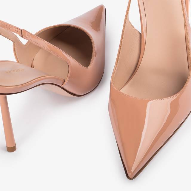 Le Silla Slingback vernice nude phard Offerta Giorno del Papà