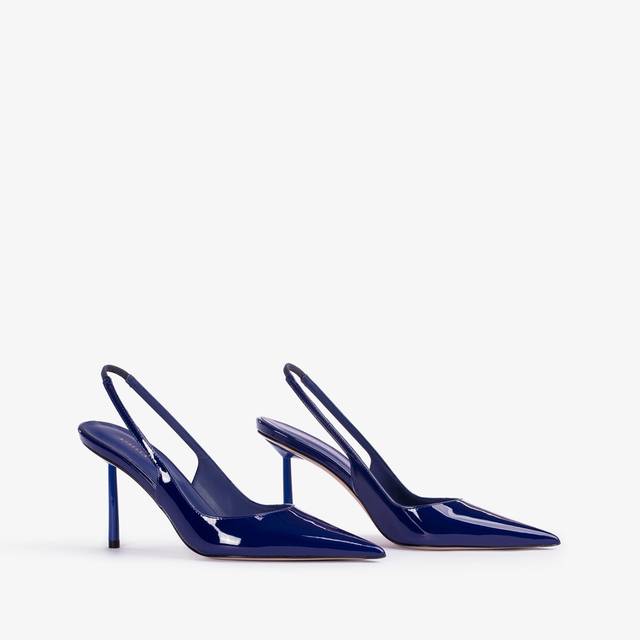 Le Silla Slingback vernice blu lazuli Offerta San Valentino