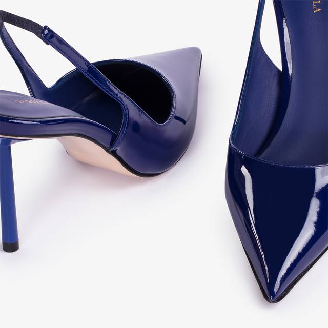 Le Silla Slingback vernice blu lazuli Offerta San Valentino