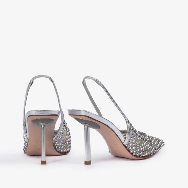 Le Silla Slingback gioiello rete argento eclissi Fino al 50% di sconto