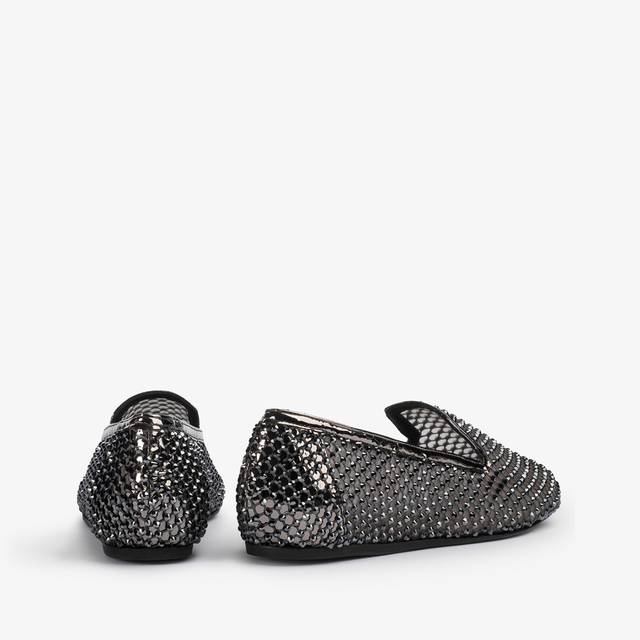 Le Silla Slipper gioiello rete e Cristalli peltro Only for today
