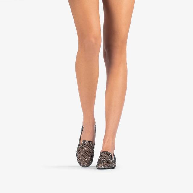 Le Silla Slipper gioiello rete e Cristalli peltro Only for today