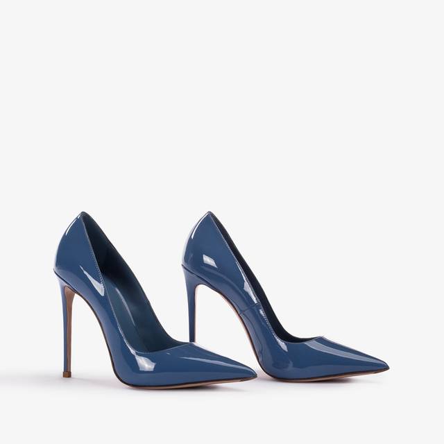 Le Silla Décolleté vernice azzurra nilo Officina