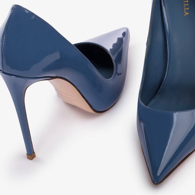 Le Silla Décolleté vernice azzurra nilo Officina