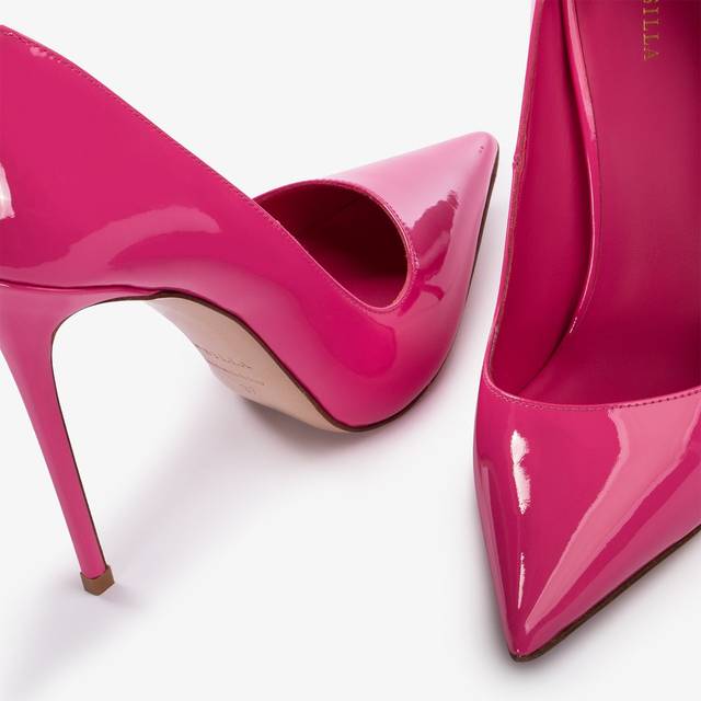 Le Silla Décolleté vernice fucsia party Limitato a 3 giorni