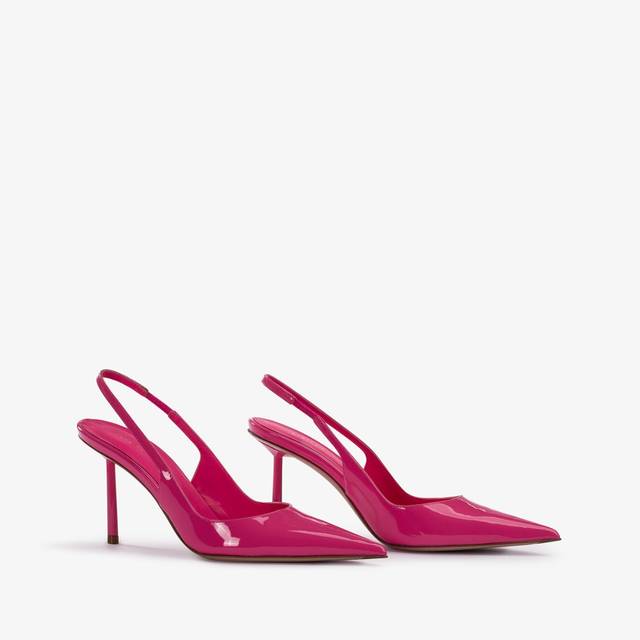 Le Silla Slingback vernice fucsia party Esporta salva