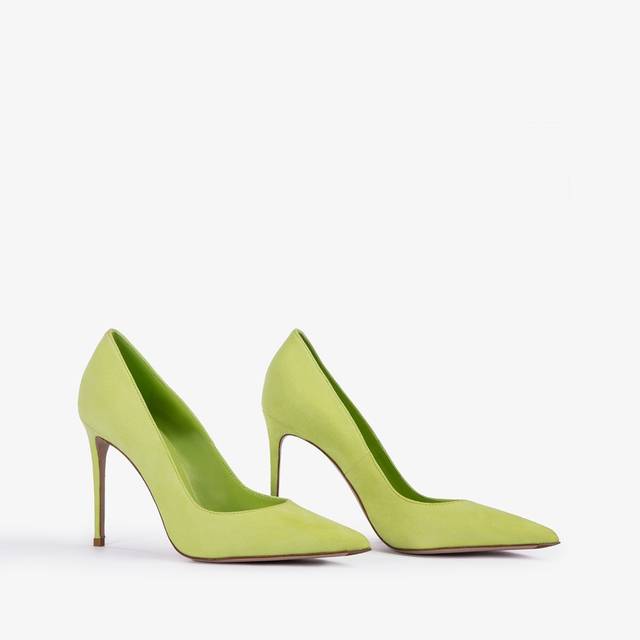 Le Silla Décolleté camoscio verde apple Sconti questo mese