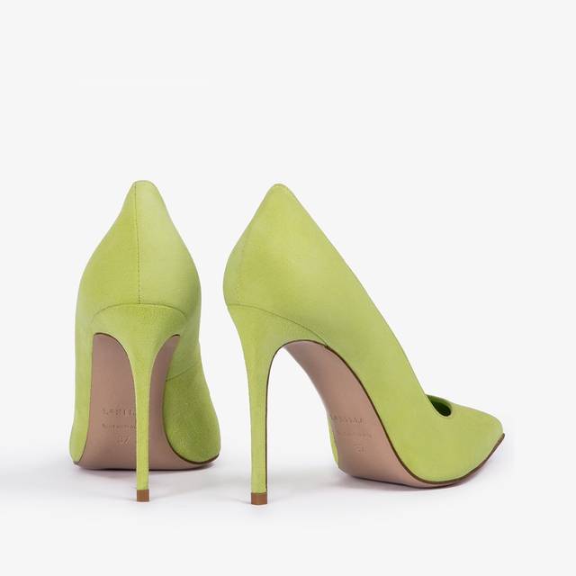 Le Silla Décolleté camoscio verde apple Sconti questo mese
