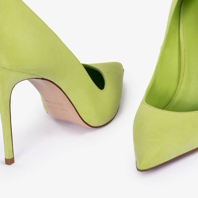 Le Silla Décolleté camoscio verde apple Sconti questo mese