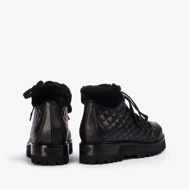 Le Silla Stivaletto trekking pelle nero In Vendita