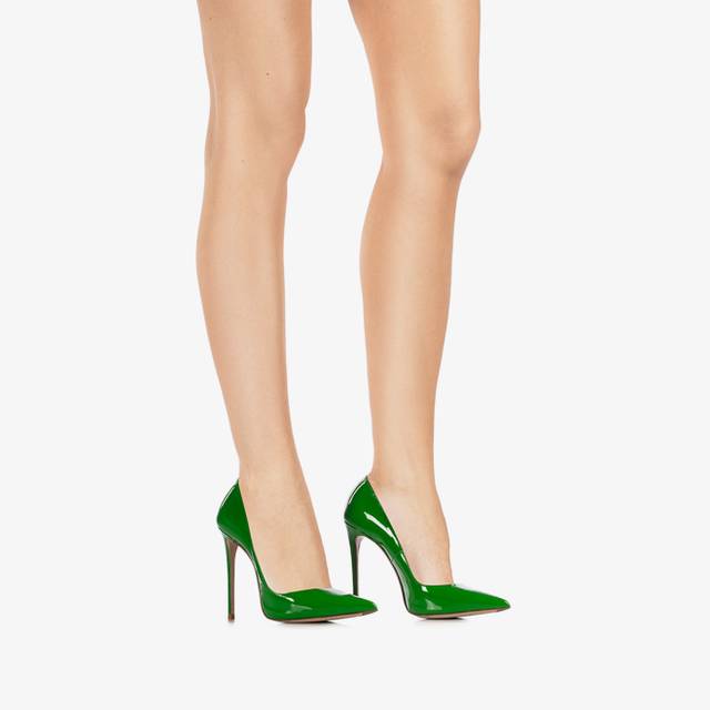 Le Silla Décolleté vernice verde emerald Spedizione gratuita