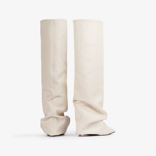 Le Silla Stivale con risvolto nappa bianco milk Cyber Monday