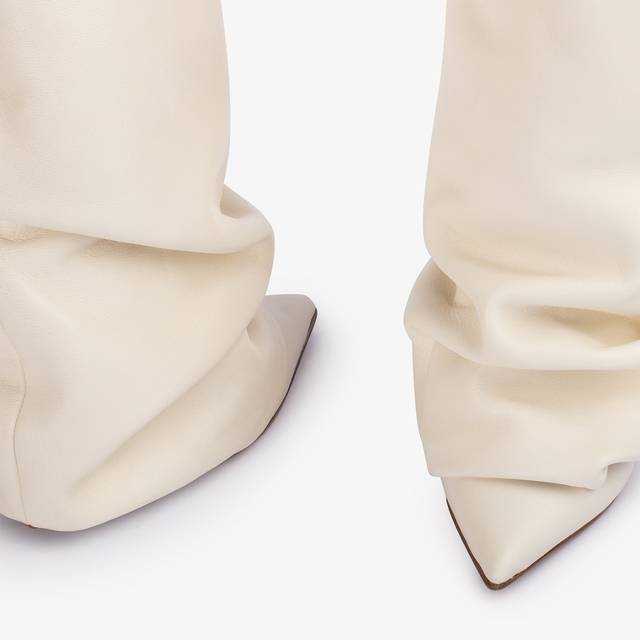 Le Silla Stivale con risvolto nappa bianco milk Cyber Monday