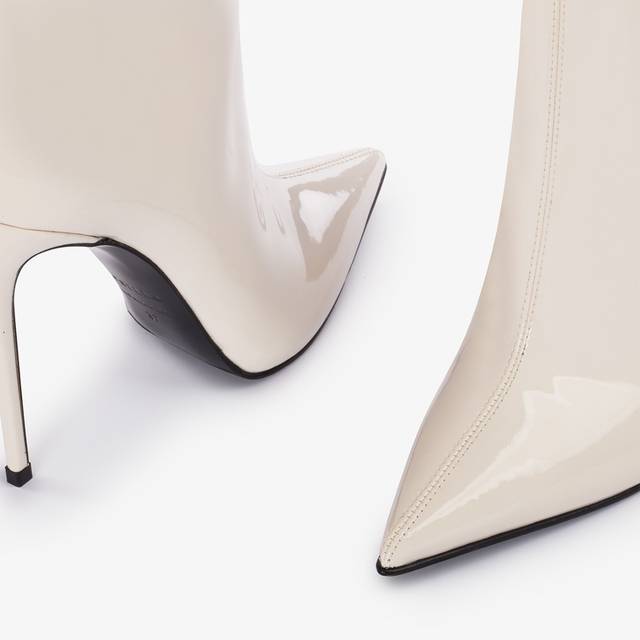 Le Silla Stivale al ginocchio vinile bianco milk Offerta natalizia