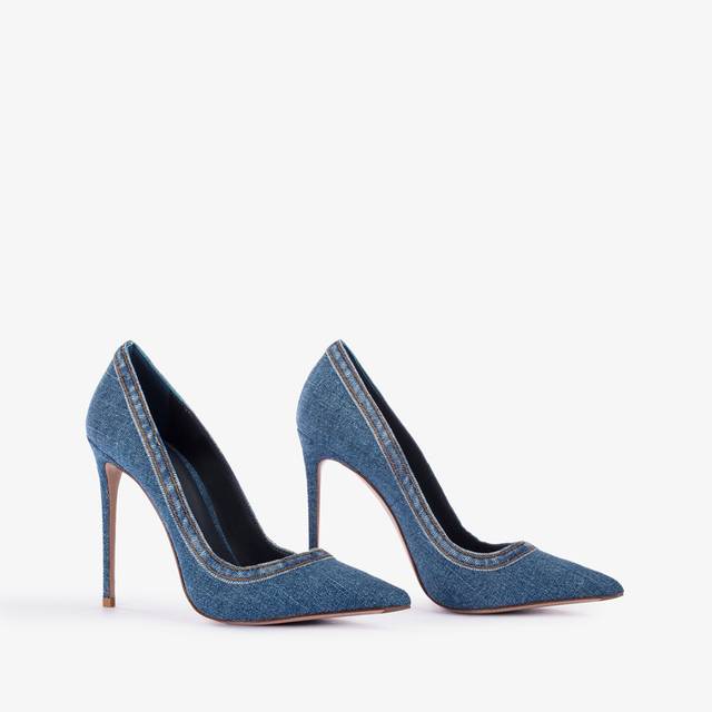 Le Silla Décolleté denim blu Smaltimento dello stoccaggio