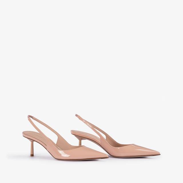 Le Silla Slingback vernice nude skin Offerte esclusive