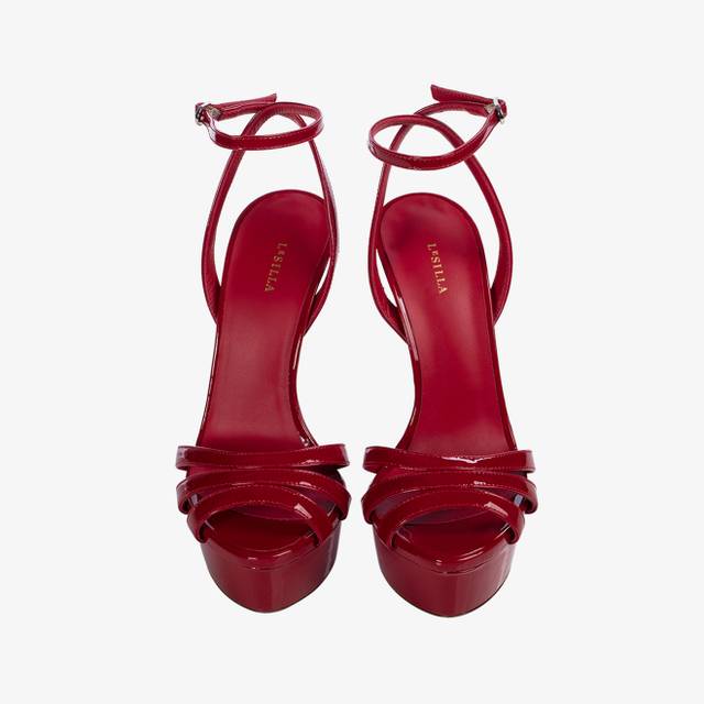 Le Silla Sandalo vernice rosso Comprane uno, ottenene uno gratis