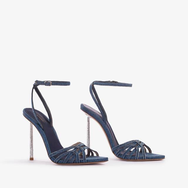 Le Silla Sandalo denim blu Rilascio limitato