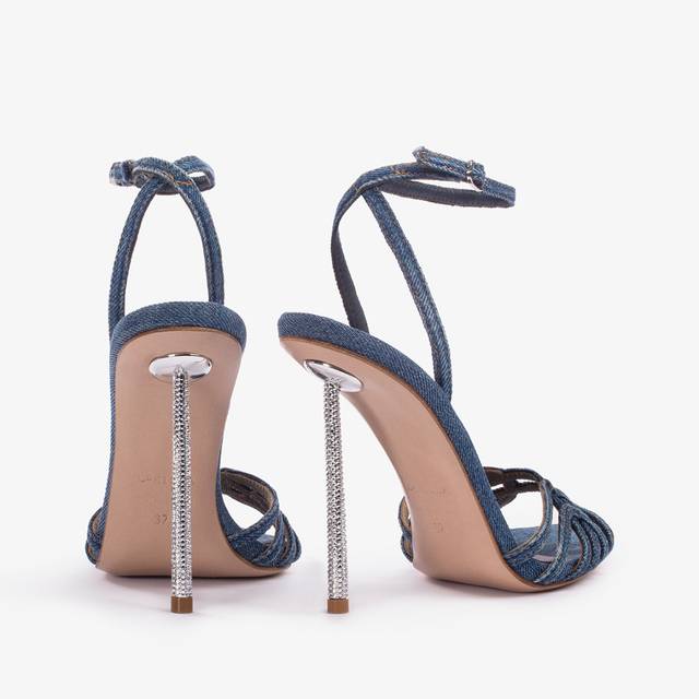 Le Silla Sandalo denim blu Rilascio limitato