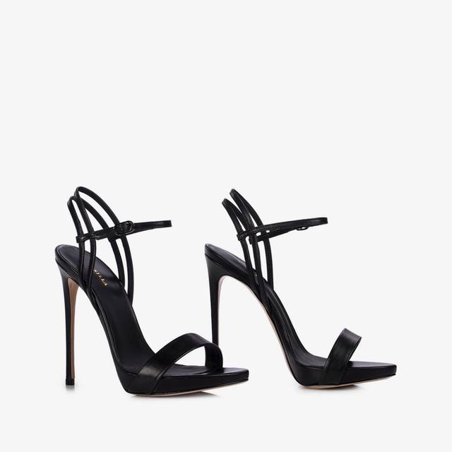 Le Silla Sandalo pelle nero Ultimo giorno