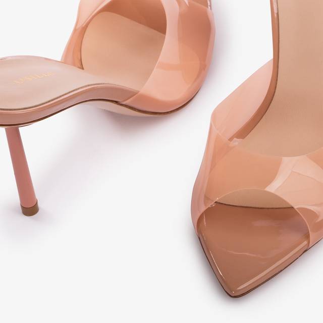 Le Silla Sandalo mule plexy nude phard Only for today