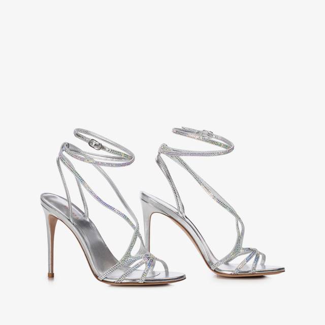 Le Silla Sandalo gioiello cristalli argento Fino Al -60%