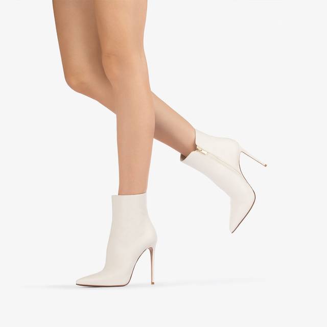 Le Silla Stivaletto nappa bianco milk Vendite Flash