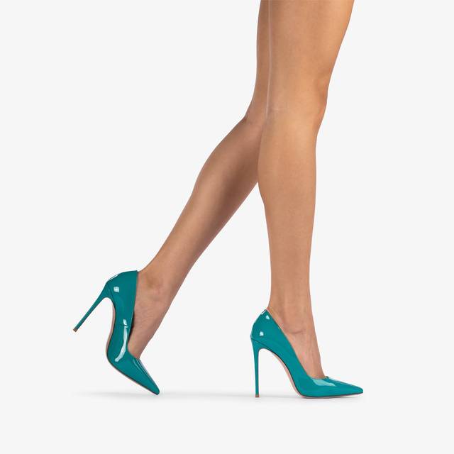 Le Silla Décolleté vernice verde liberty Offerta migliore
