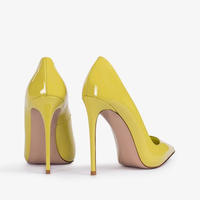 Le Silla Décolleté vernice giallo viper Latest fashion