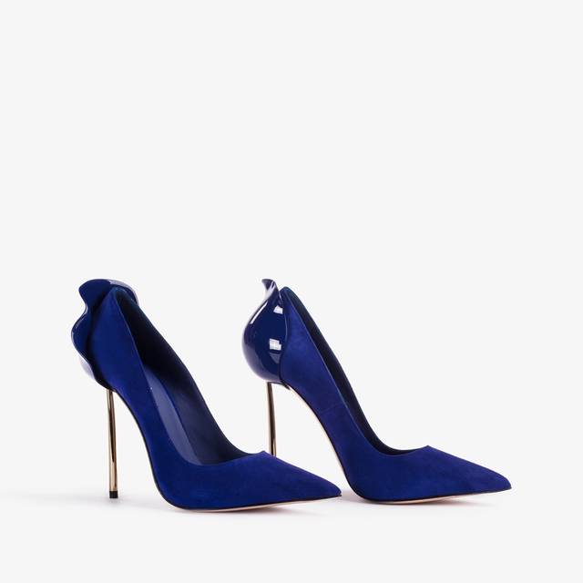 Le Silla Décolleté camoscio blu lazuli Enormi risparmi