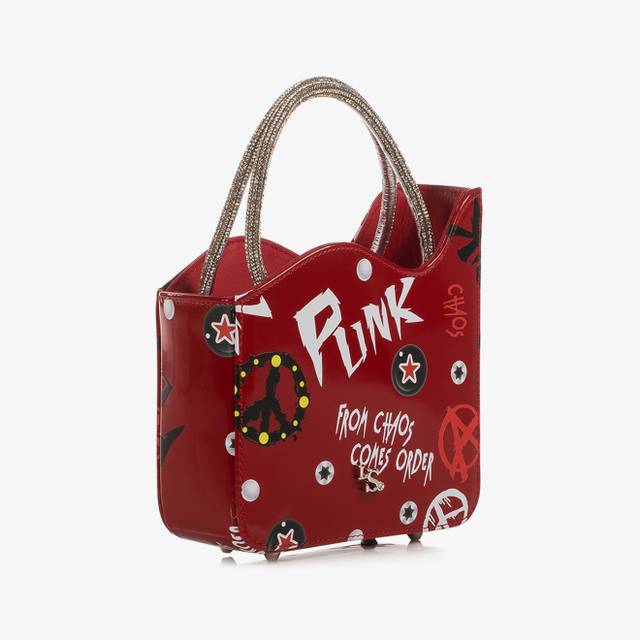 Le Silla Mini bag vernice rossa e bianca e Cristalli Offerta settimanale