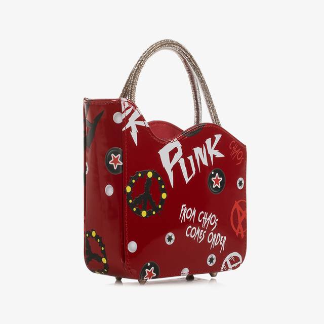 Le Silla Mini bag vernice rossa e bianca e Cristalli Offerta settimanale