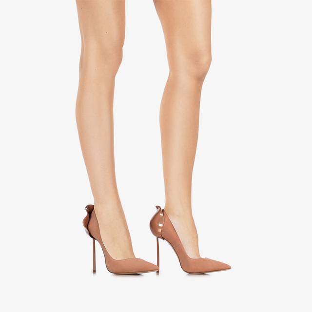 Le Silla Décolleté camoscio nude phard Fino al 50% di sconto