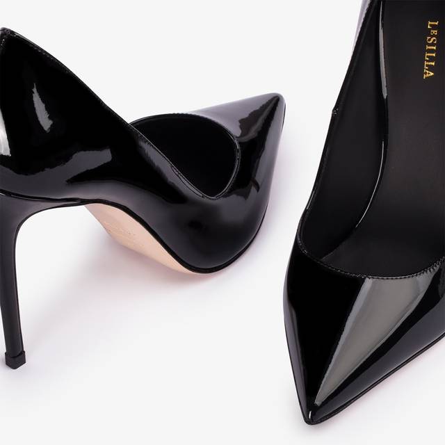 Le Silla Décolleté vernice nera Fino al 65% di sconto