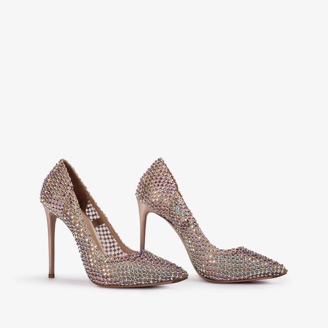 Le Silla Décolleté gioiello rete nude skin Offerta speciale della fabbrica