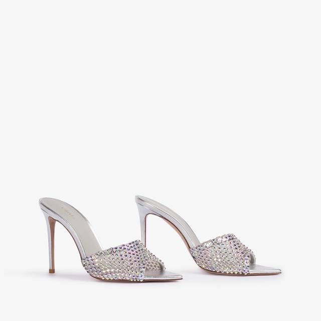 Le Silla Sandalo gioiello rete argento eclissi con Cristalli Black Friday Prezzi