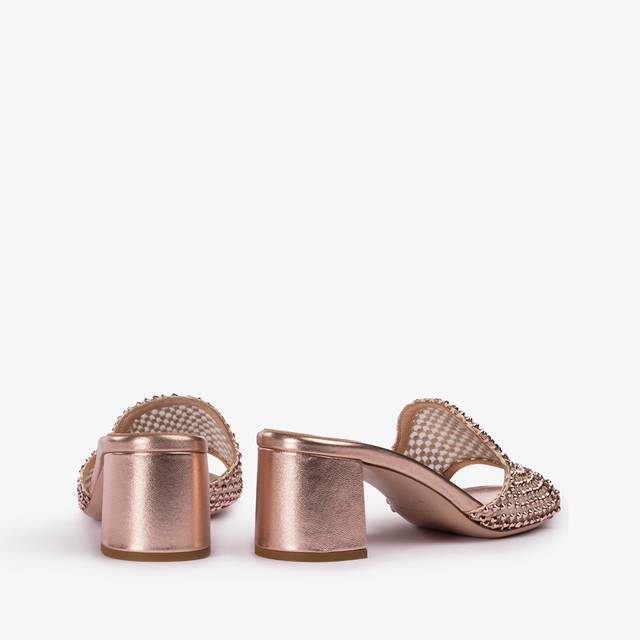 Le Silla Sandalo gioiello rete oro rosa Duty-free