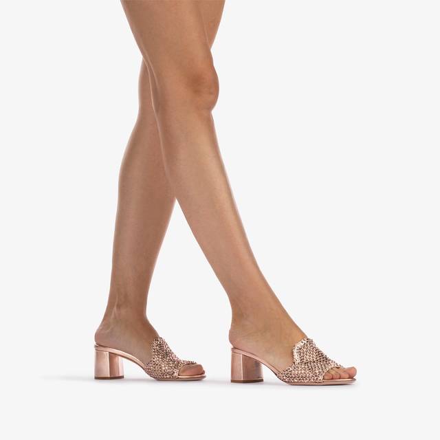 Le Silla Sandalo gioiello rete oro rosa Duty-free