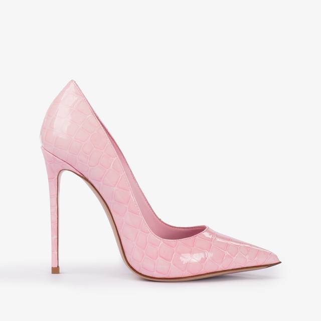 Le Silla Décolleté stampa cocco rosa dea Italia