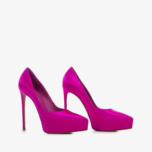 Le Silla Décolleté con plateau raso fucsia bouganville Hotsell