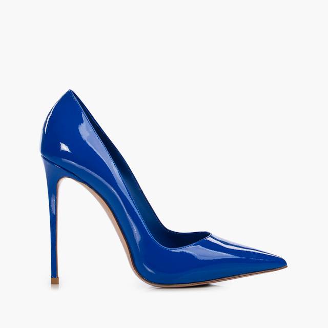 Le Silla Décolleté vernice blu persia Vendita Economica