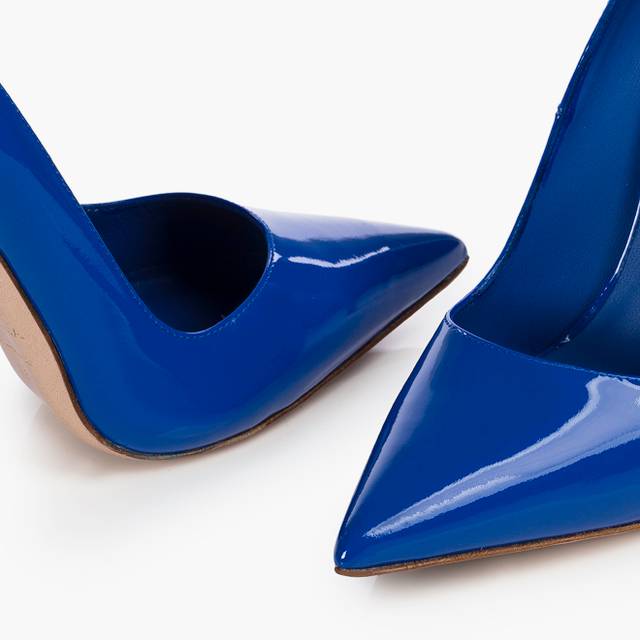 Le Silla Décolleté vernice blu persia Vendita Economica
