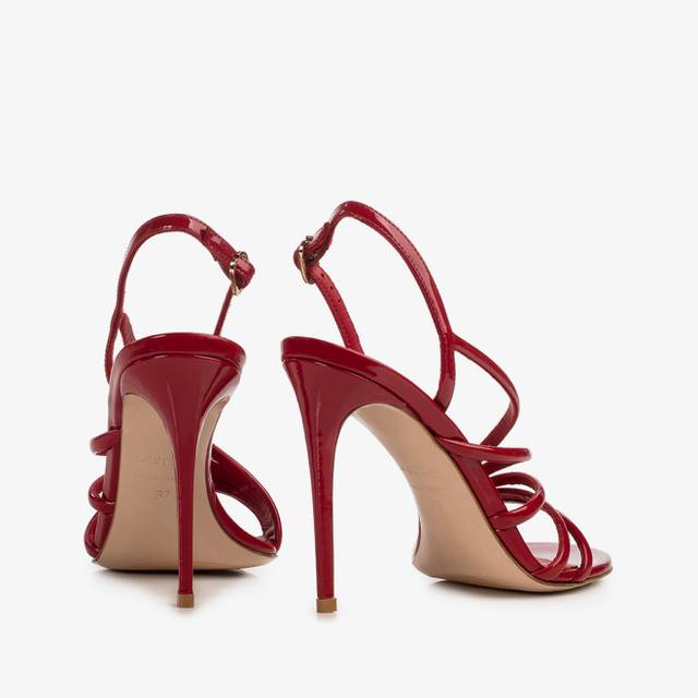 Le Silla Sandalo vernice rosso Vendite Flash