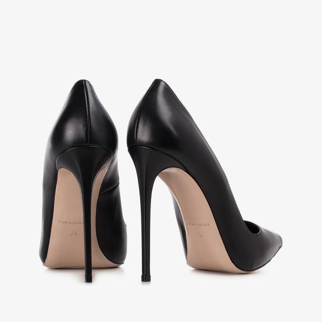 Le Silla Décolleté pelle nera Nuova