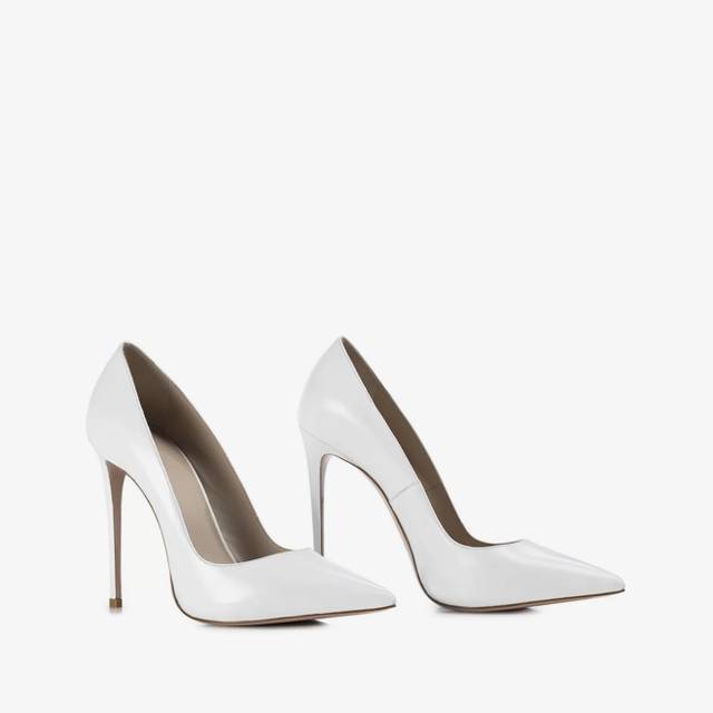 Le Silla Décolleté pelle bianca Moda